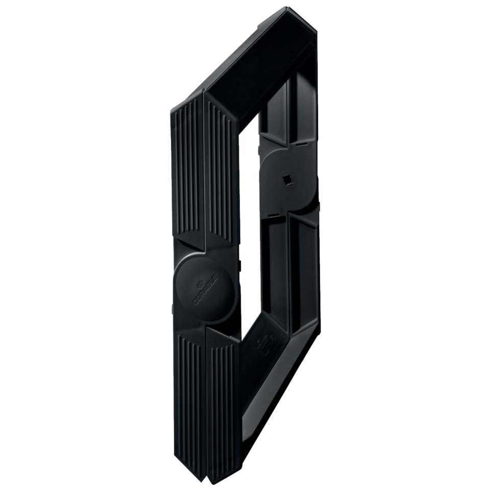 bracket, frame, schwarz, Kunststoff, Montage
