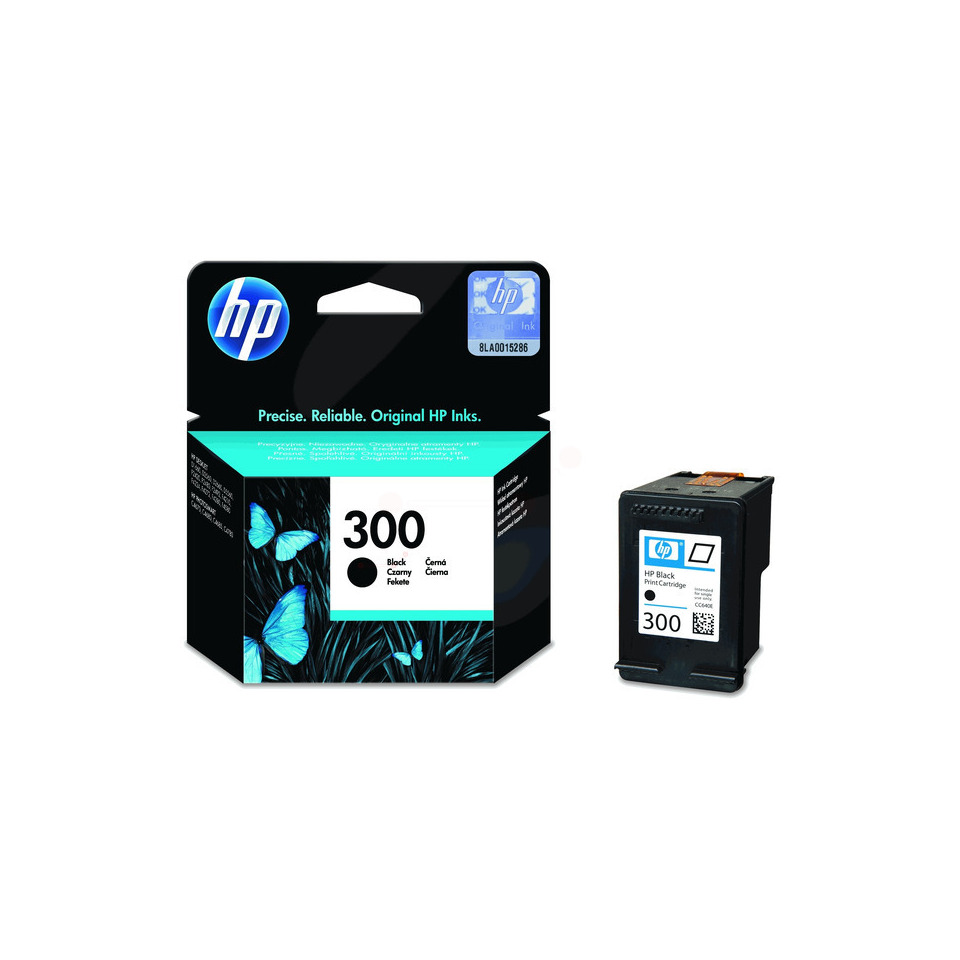 Tintenpatrone, HP, 300, Schwarz, Printkartusche