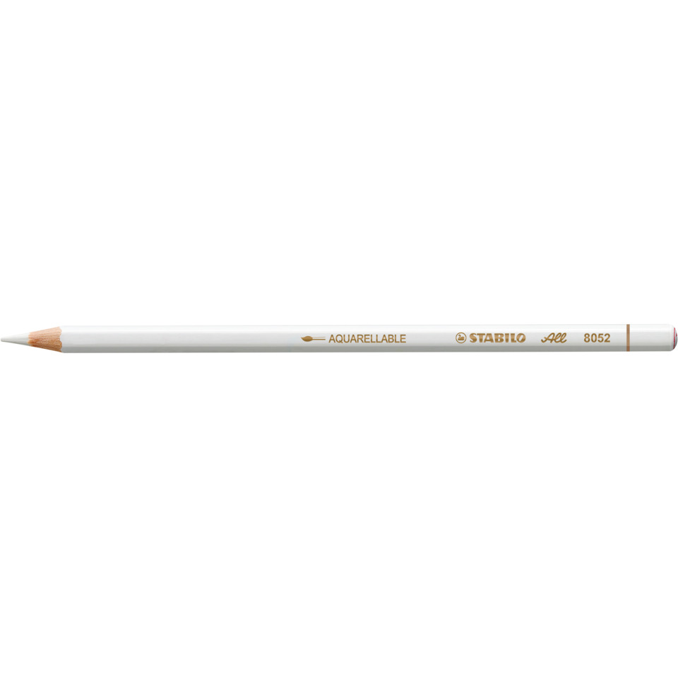 Aquarellstift, Bleistift, Holzbleistift, Künstlerbedarf, weißes Holz, Bleistift, Holzbleistift, Löschbar, Aquarellstift, HB 8052