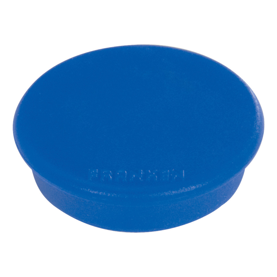 Magnet rund, 32 mm, 800 g, 10 Stück, blau FRANKEN HM3003