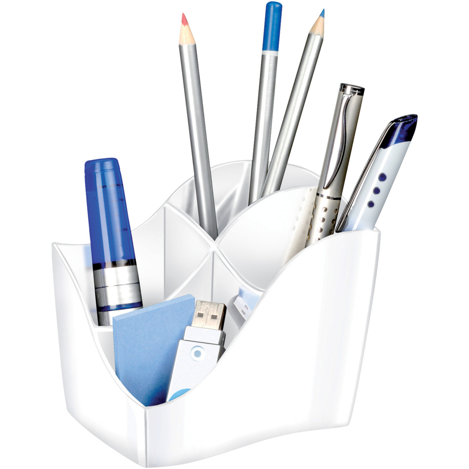 Schreibtisch-Ordner, Bleistifte, Kugelschreiber, USB-Stick, Schreibutensilien-Organizer