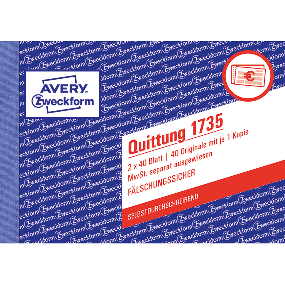 Quittung, Fälschungsschutz, Selbstklebend, Kopie, Rechnungsdokument
