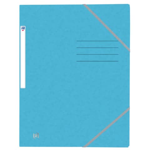 Eckspanner Top File+, A4, Karton, hellblau OXFORD 400116323