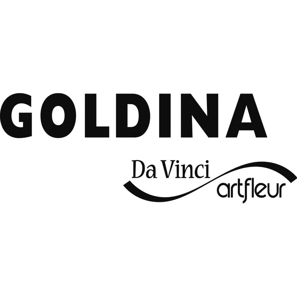 logo, marke, Da Vinci, artfleur, goldina