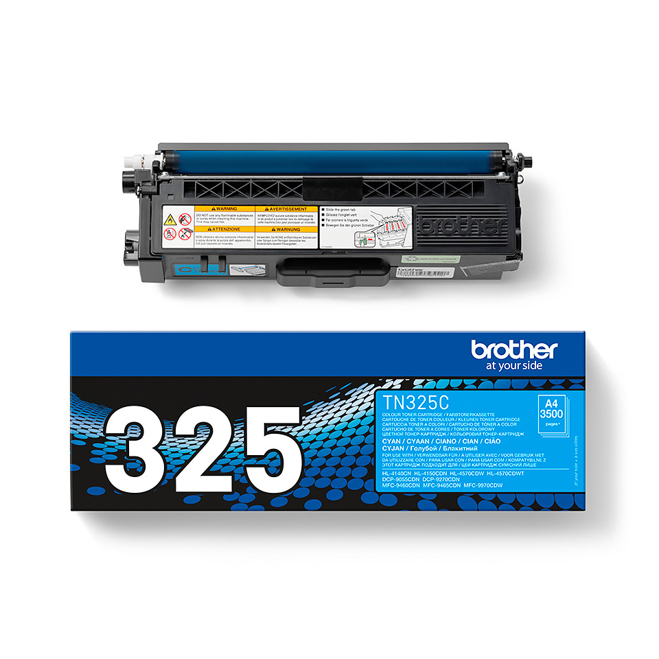 Tonerpatrone, Cyan Toner, A4 3500 Seiten, Brother TN325C, Kassette