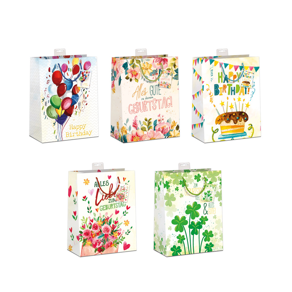 Geschenktragetasche, 23 x 18 x 10 cm, sortiert SKORPION 9975-0015-M