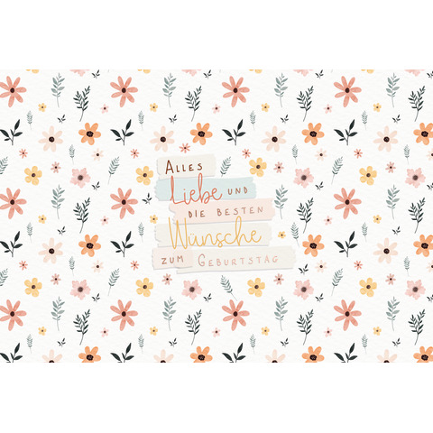 Florales Design, Grafiken, Muster, Dekoration für Zuhause, Papier