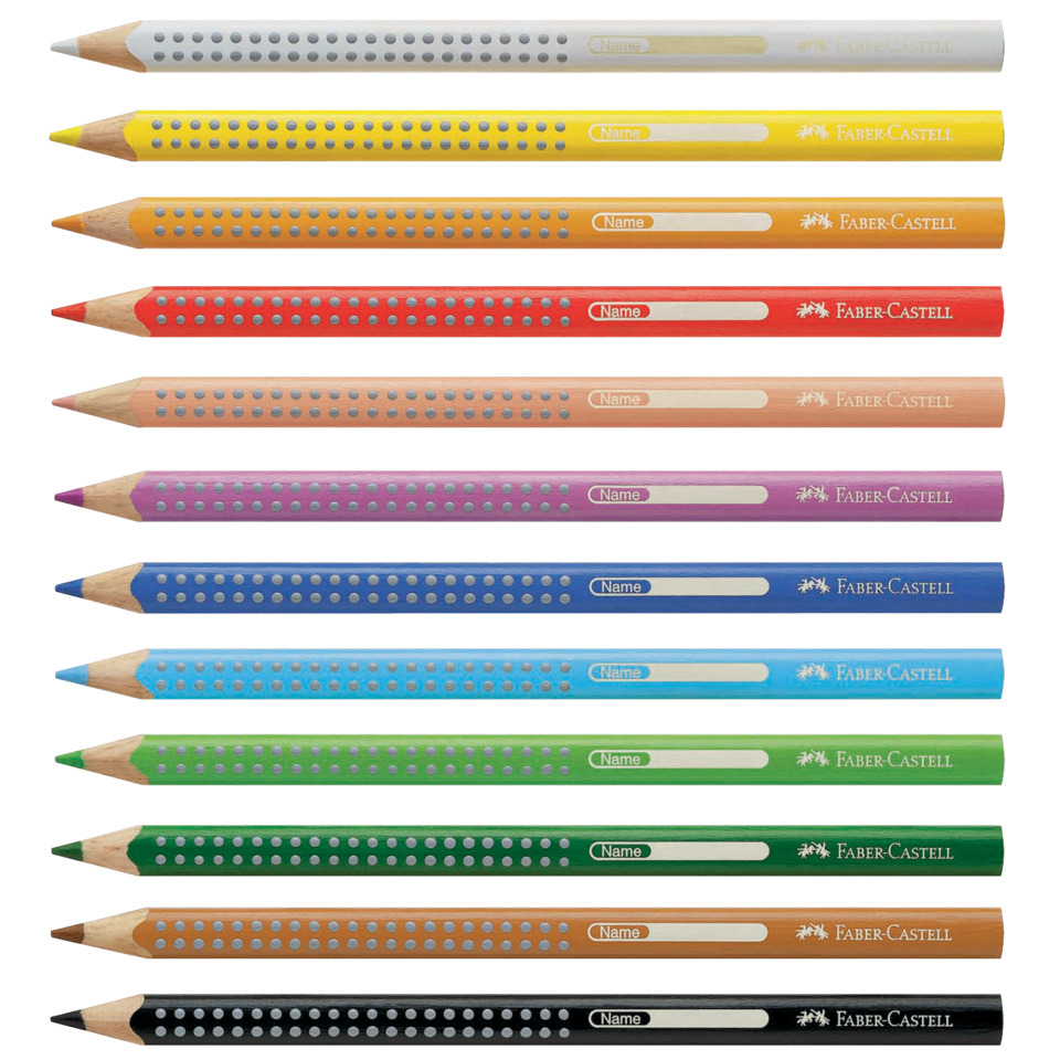 Buntstifte, Holzstifte, Dots, Farbige Stifte, Faber-Castell
