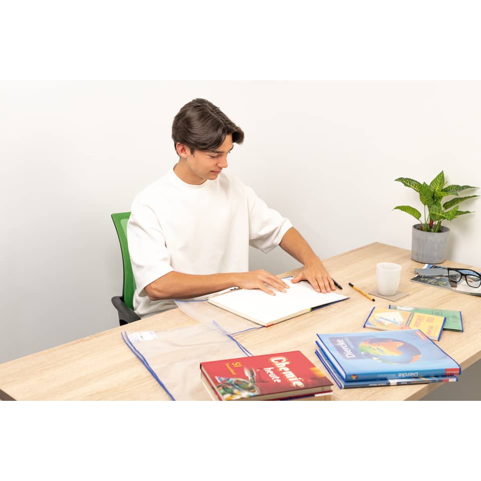 Schreibtisch, Bücher, Notizbuch, Pflanze, Brille