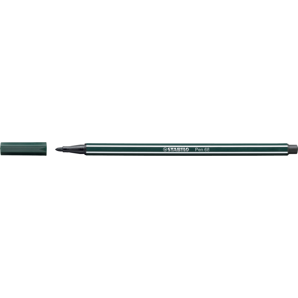 Marker, Stift, Permanent, Grün, Stabilo