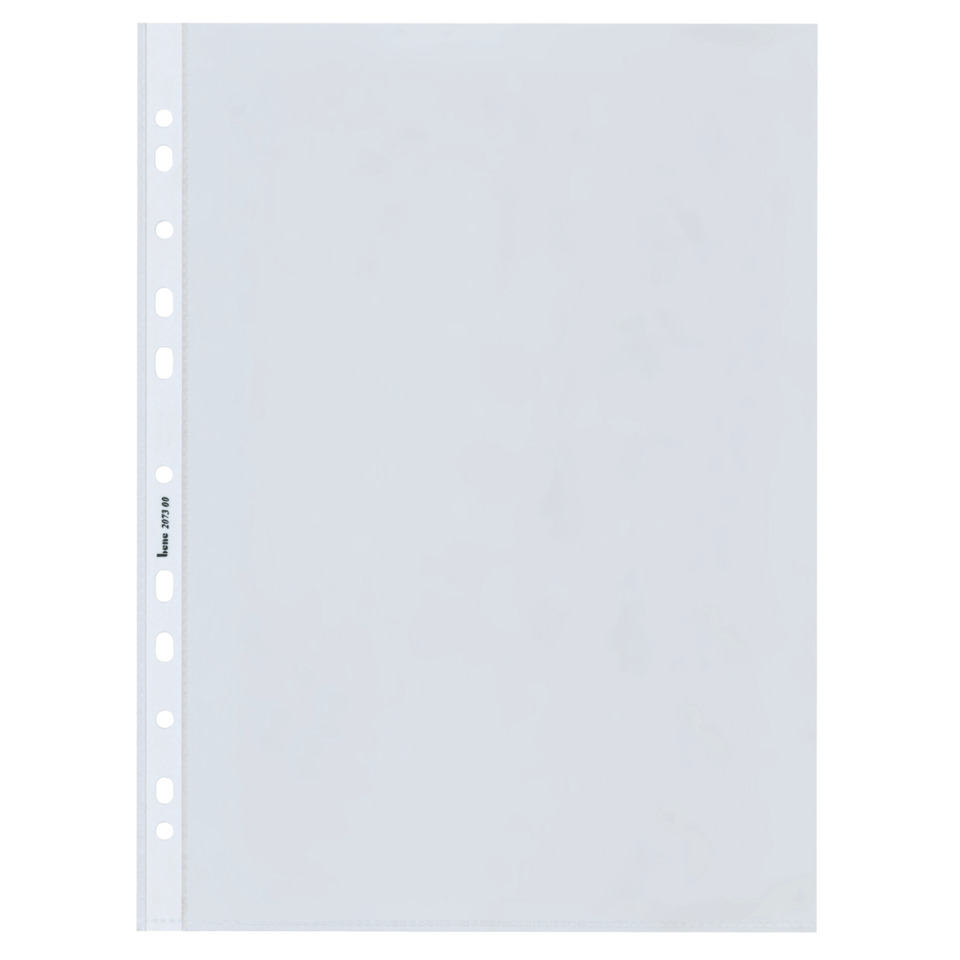 Ordnungsblatt, Hüllenblatt, Schutzhülle, A4-Blatt, Perforierte Einsteckhülle