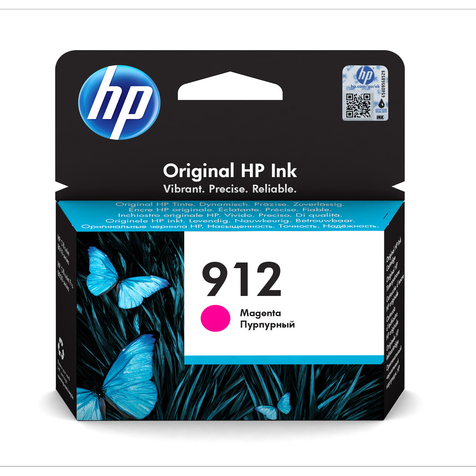 Tintenpatrone, HP Original, Magenta, 112, Kunststoffkarton