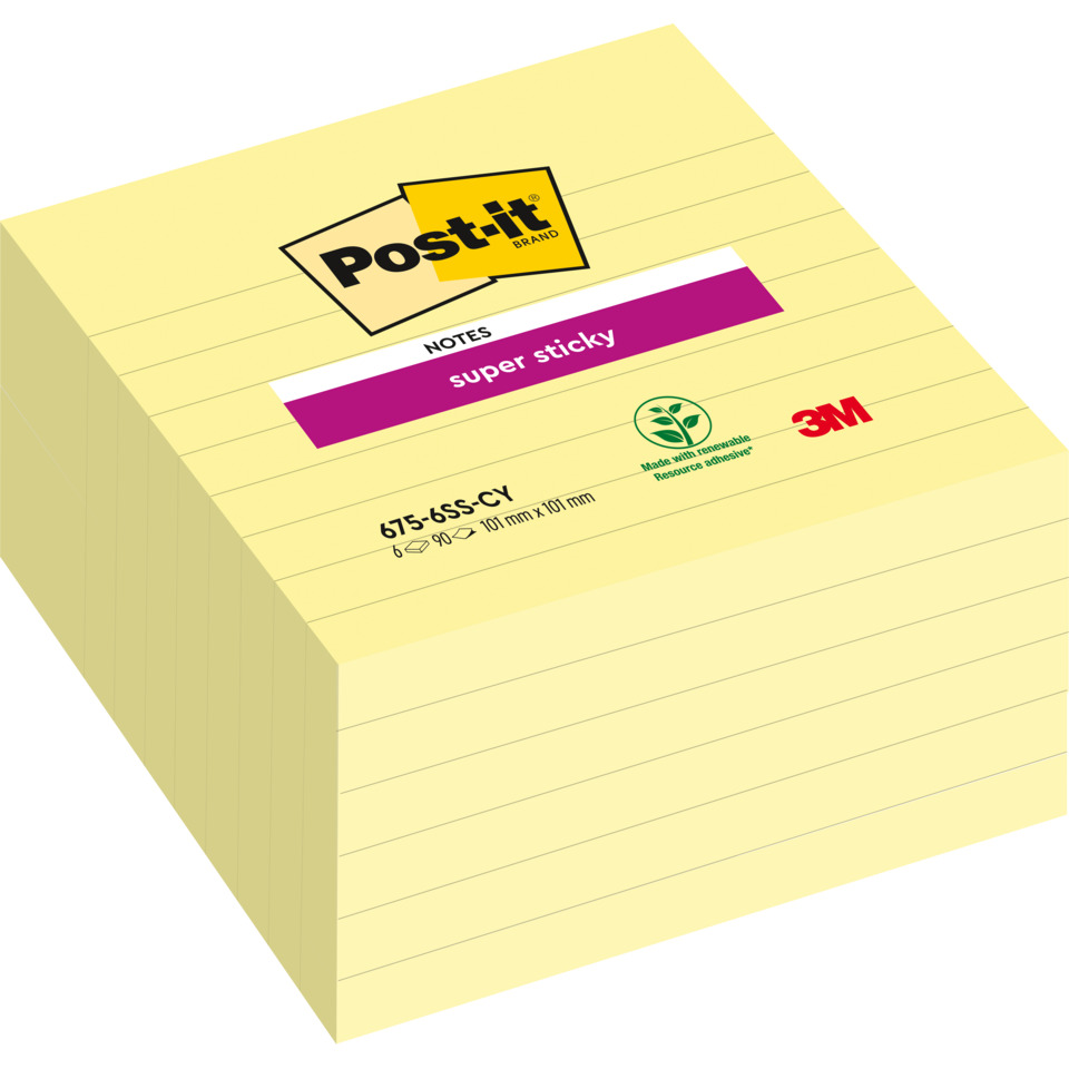 Post-it Notizblock, Notizblock, Schreibpapier, Klebepapier, Liniert