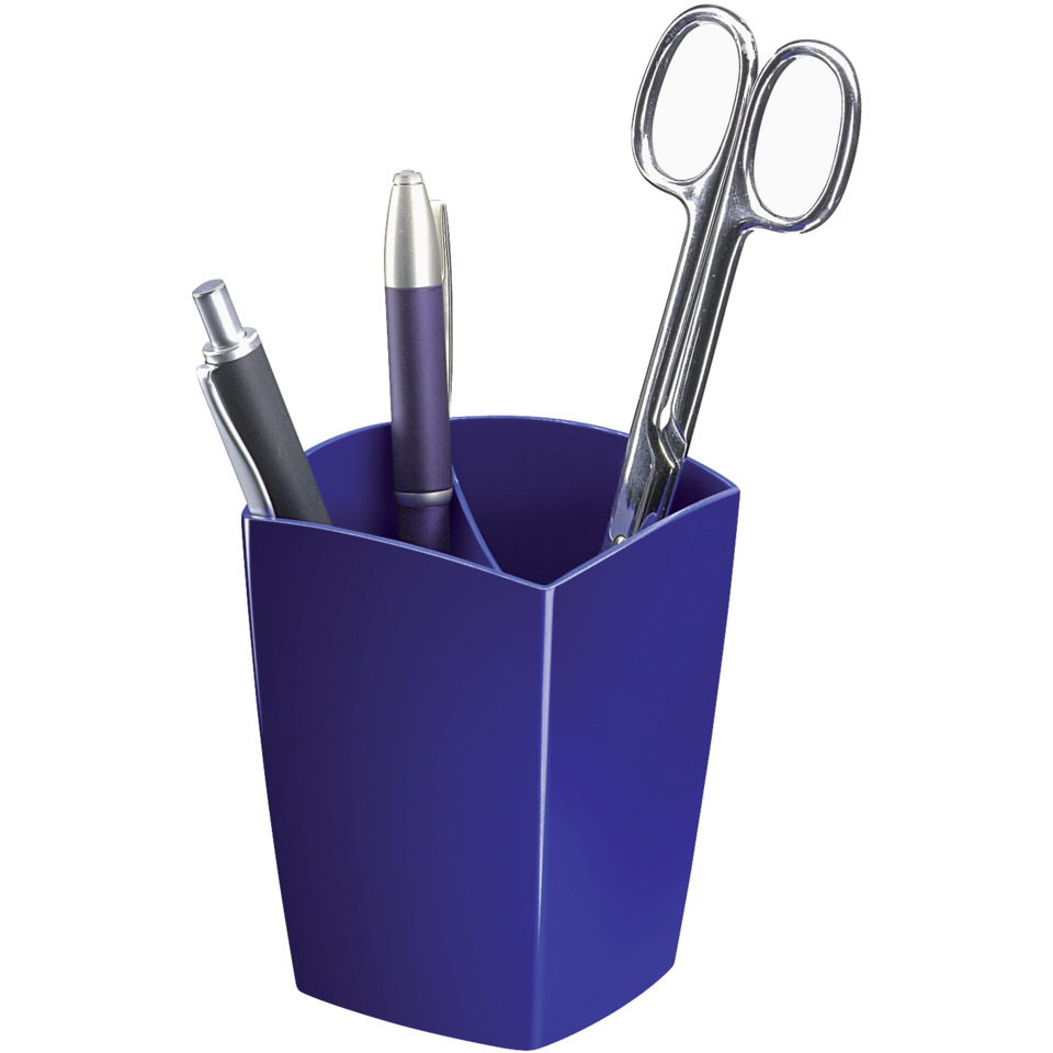 Schreibtischorganizer, Stiftetui, Scherenhalter, Büroaccessoire, Violett
