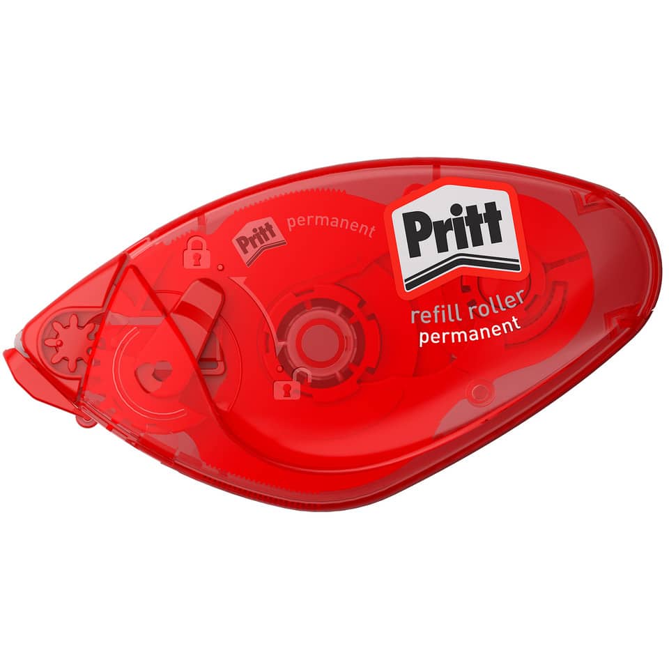 Klebeband, Korrekturroller, Klebstoff, Pritt, Roller