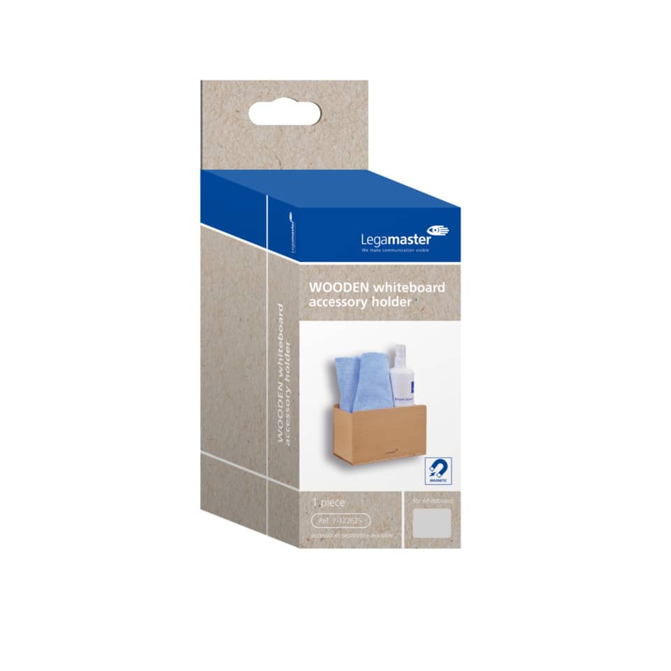 Holz-Whiteboardhalter, Accessory Holder, Wooden, Box, Magnetic