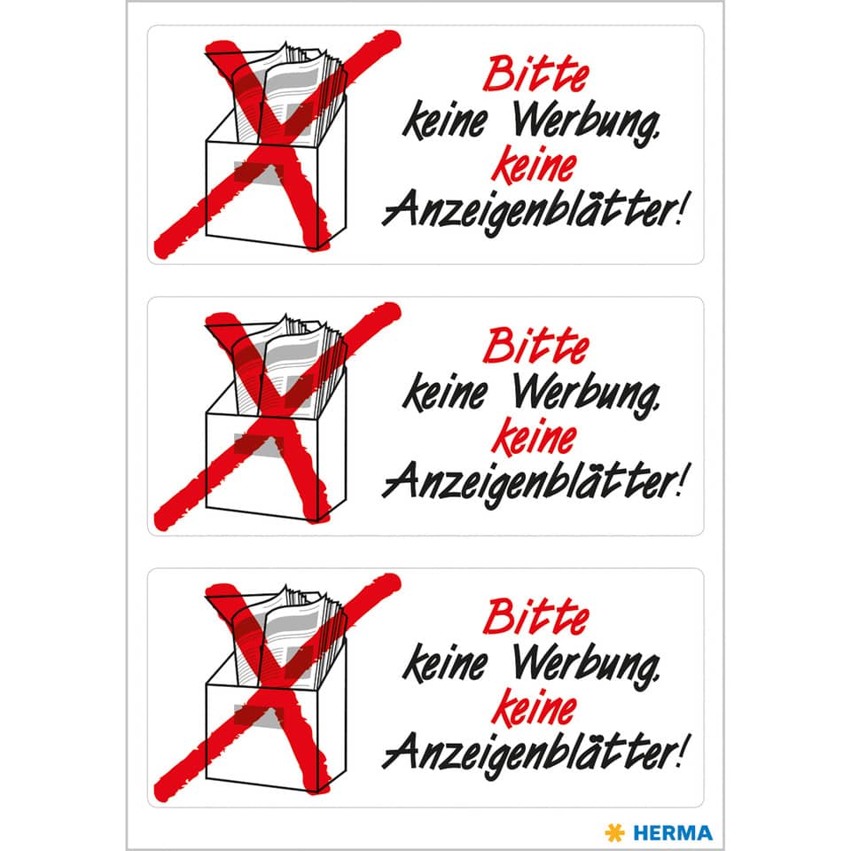 Anzeige, Werbeverbot, Papier, Abfall, Rot