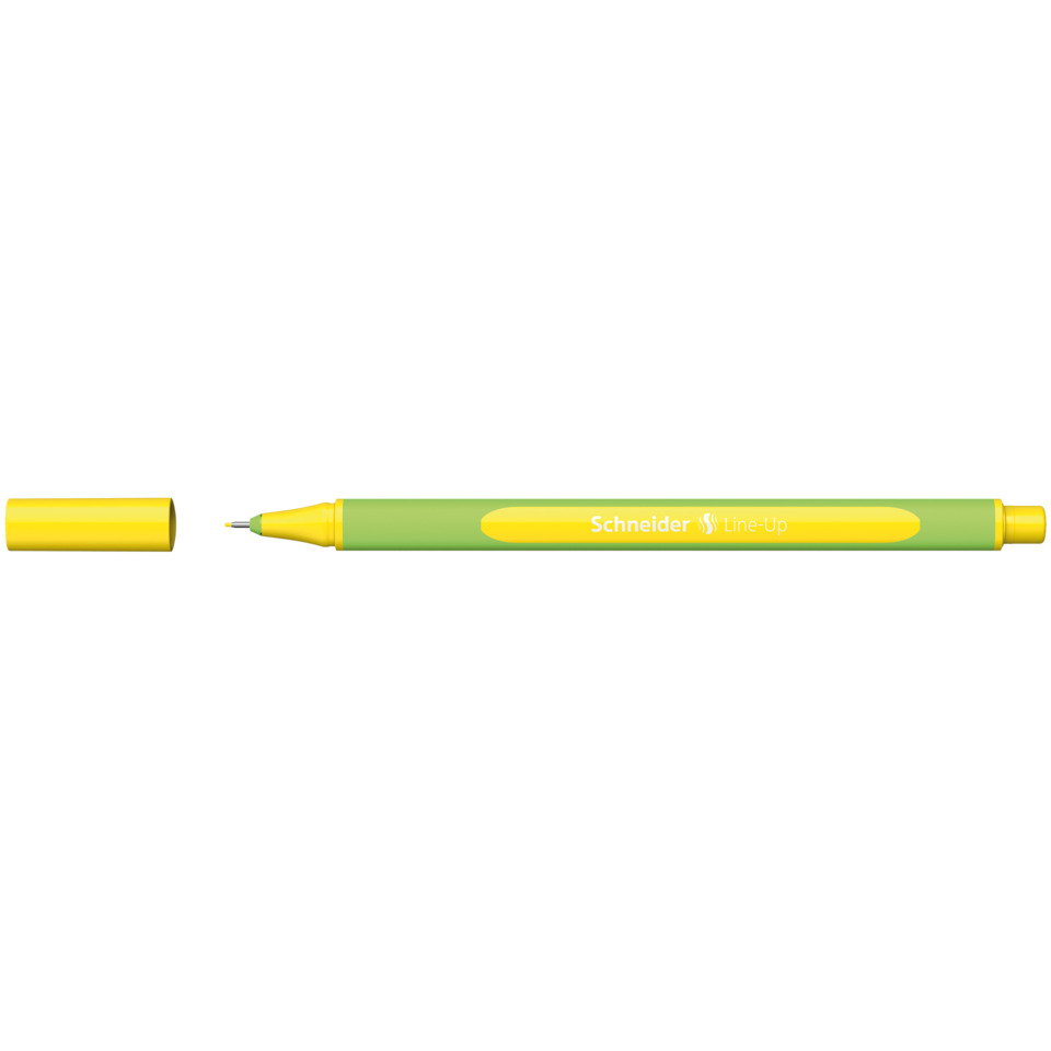 Highlighter, Marker, Grün, Gelb, Abschraubbare Kappe