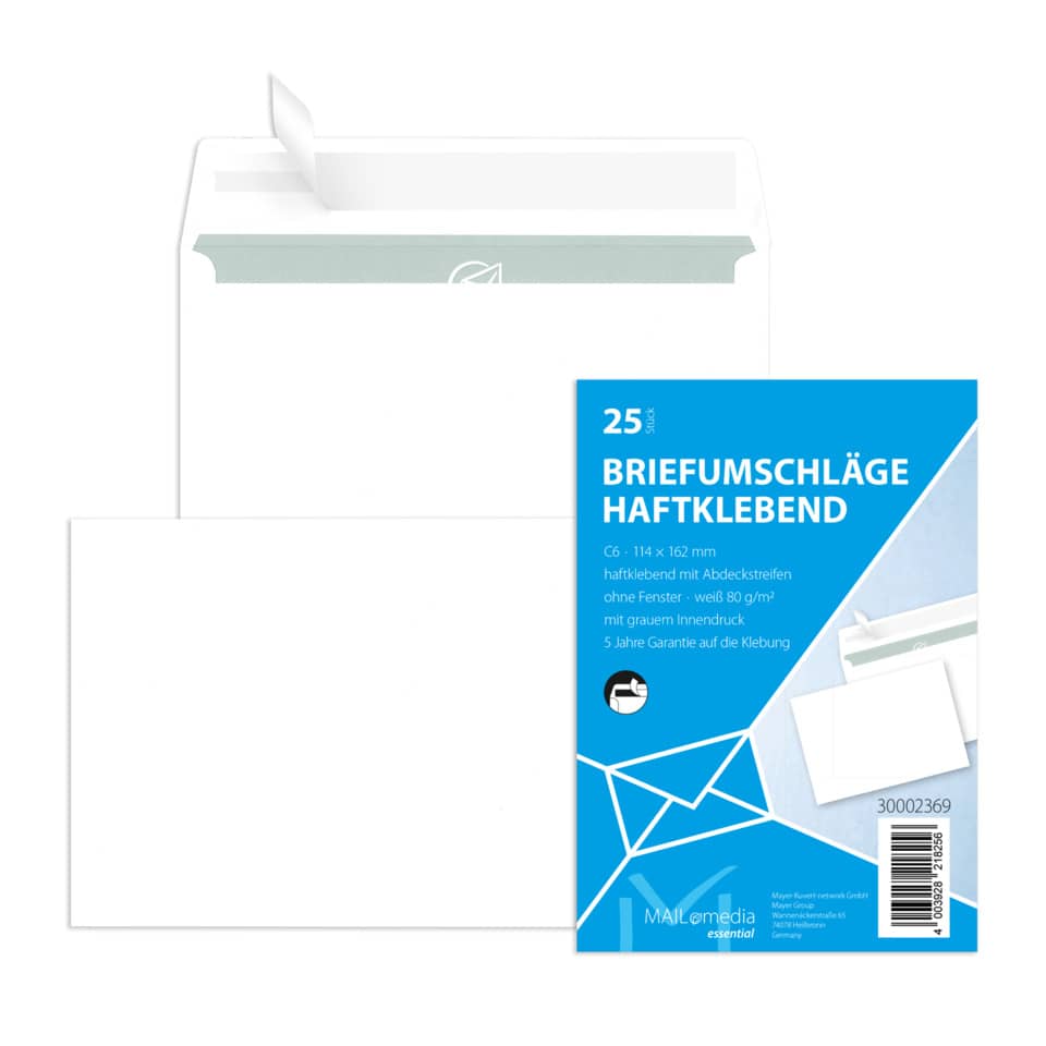 Briefumschläge, Umschläge, Haftkleben, Abdeckung, post
