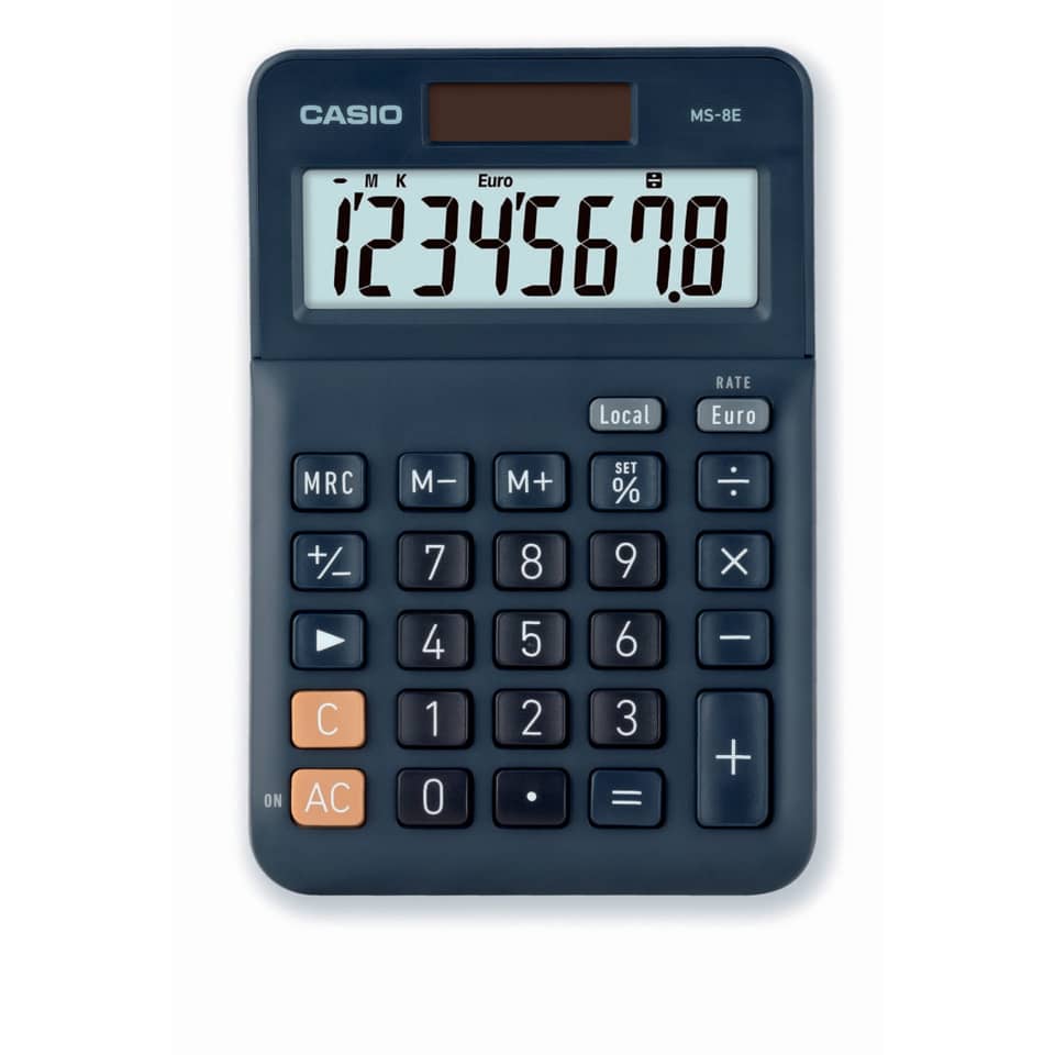 Taschenrechner, Casio, LED-Anzeige, Tastenfeld, Kalkulator