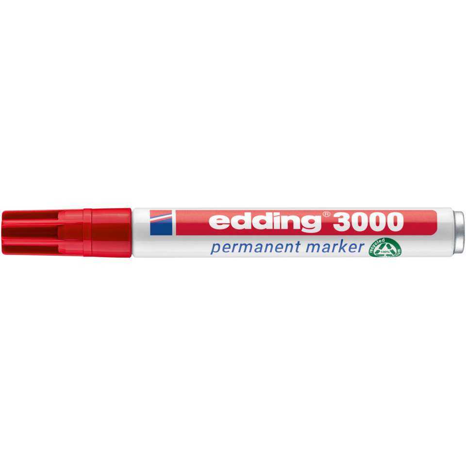 Permanentmarker, Marker, Edding 3000, Permanent, Kugelschreiberform