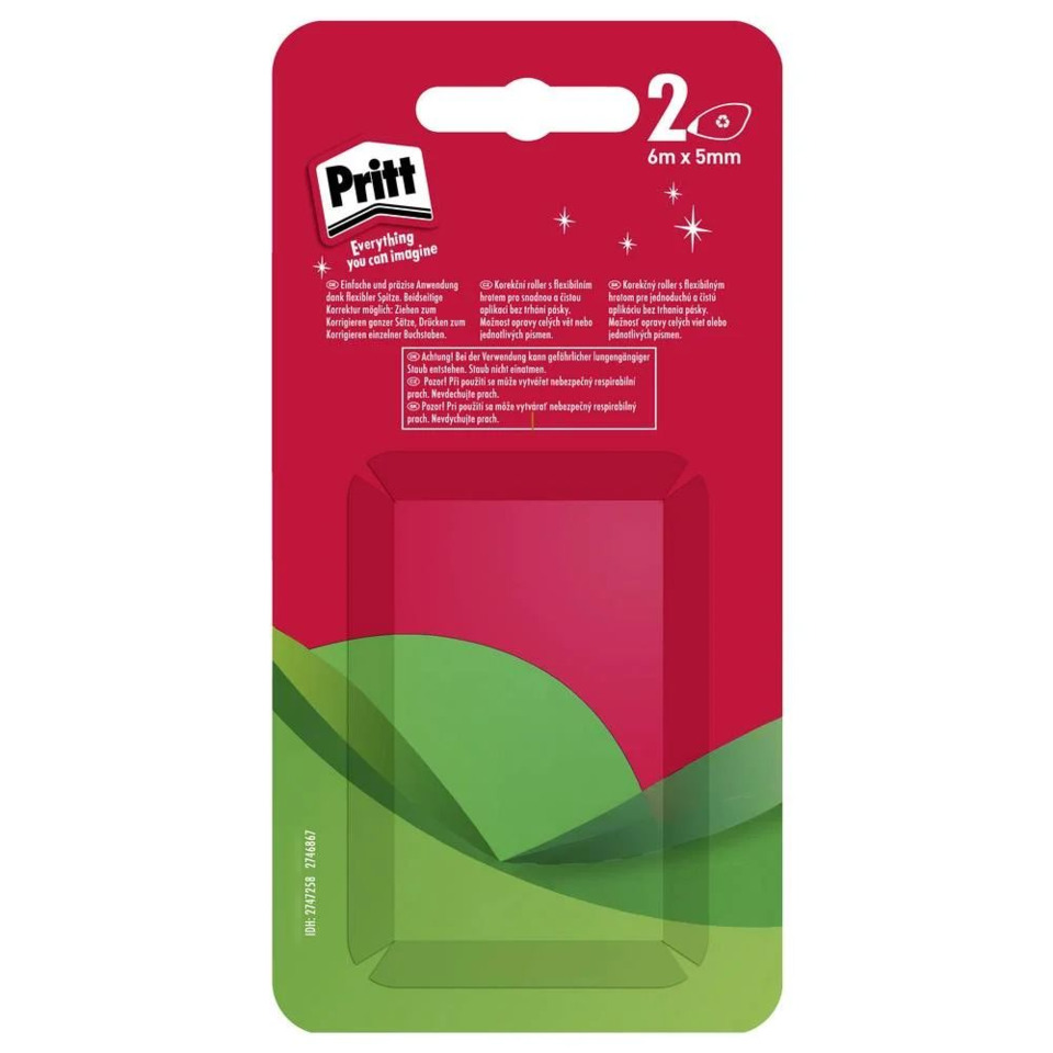 Pritt, Klebestift, Korrektur-Papier, 2 Stück, Schreibwaren