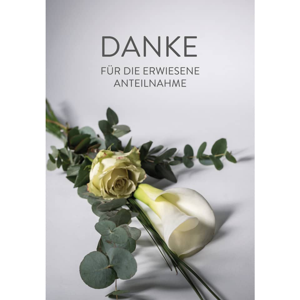 Blumenstrauß, Weiße Rose, Eukalyptus, Stielblumen, Blumenarrangement