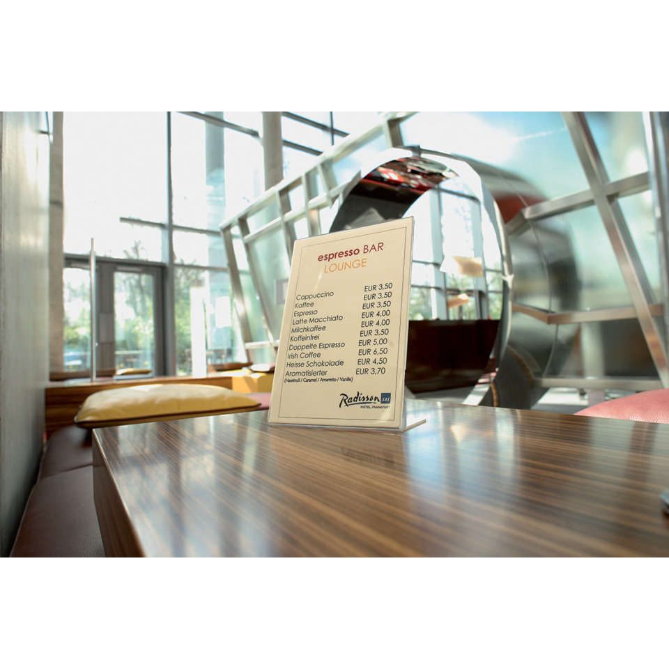 espresso Bar, Lounge, Speisekarte, Café-Innenraum, Tisch-Menü