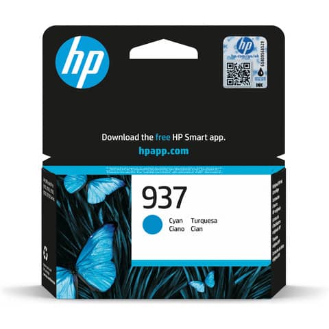 Inkjetpatrone Nr.937, cyan HP 4S6W2NE