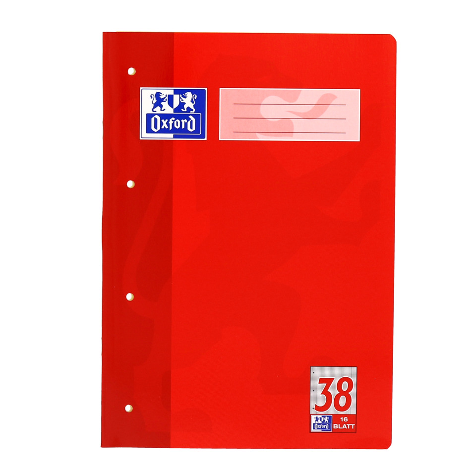 Ordner, Rot, Kunststoff, A4, Prägedruck