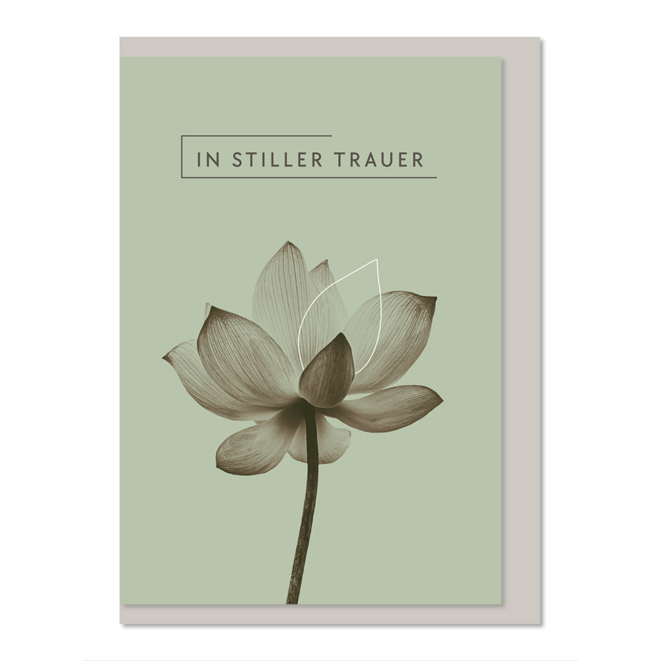 Lotus, Blume, Blattblüte, Grün, Karte