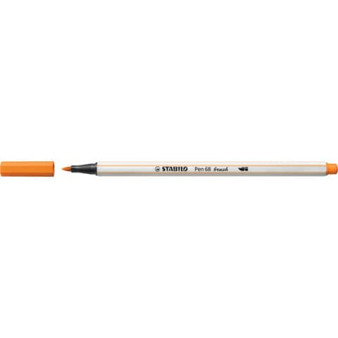 Faserschreiber mit Pinselspitze Pen 68 brush, orange STABILO 568/54
