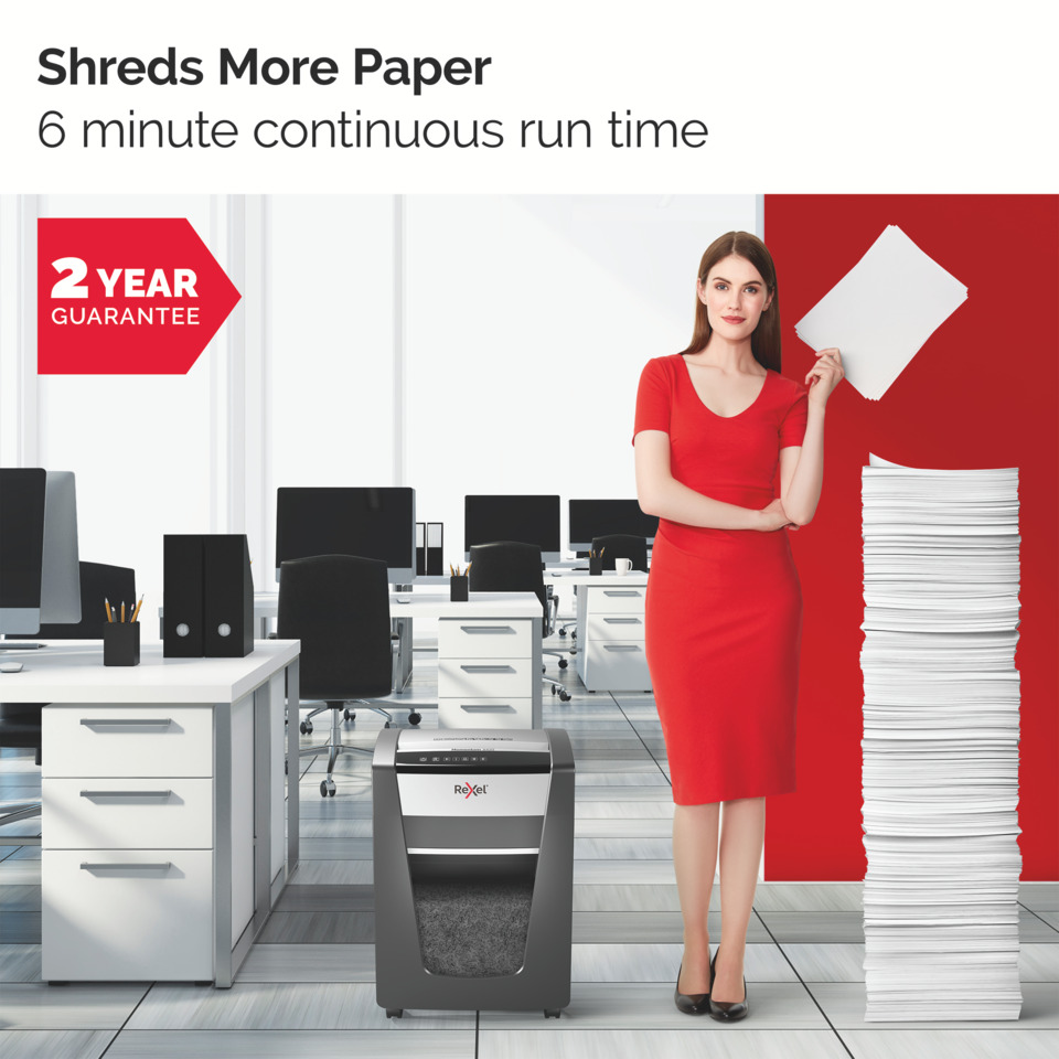 office, Drucker, Papier, Ordner, rote Kleid