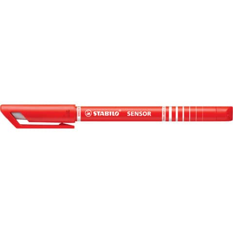 Fineliner SENSOR® fine, 0,3 mm, rot STABILO 189/40