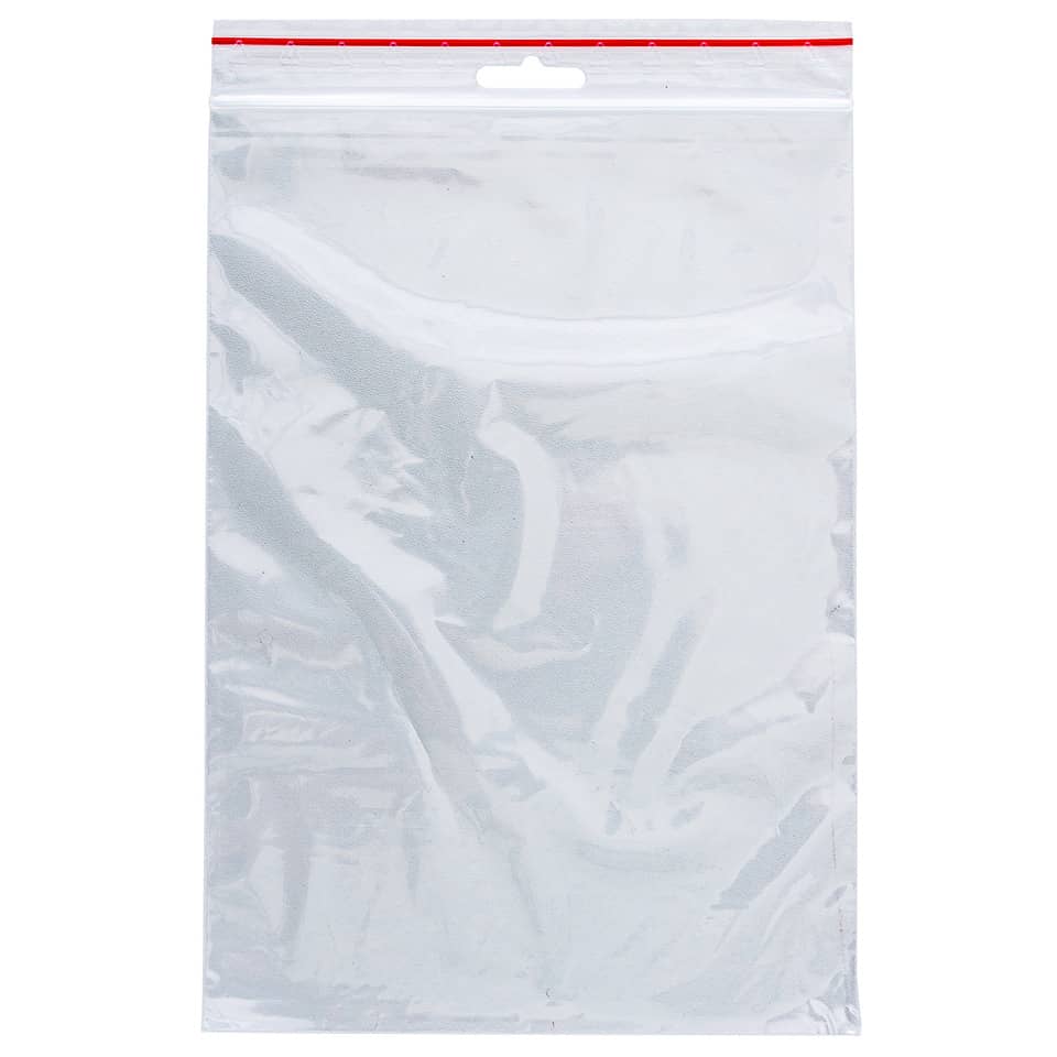 Zip-Beutel, Polybeutel, Klarbeutel, Plastikbeutel, Wiederverschließbare Tasche