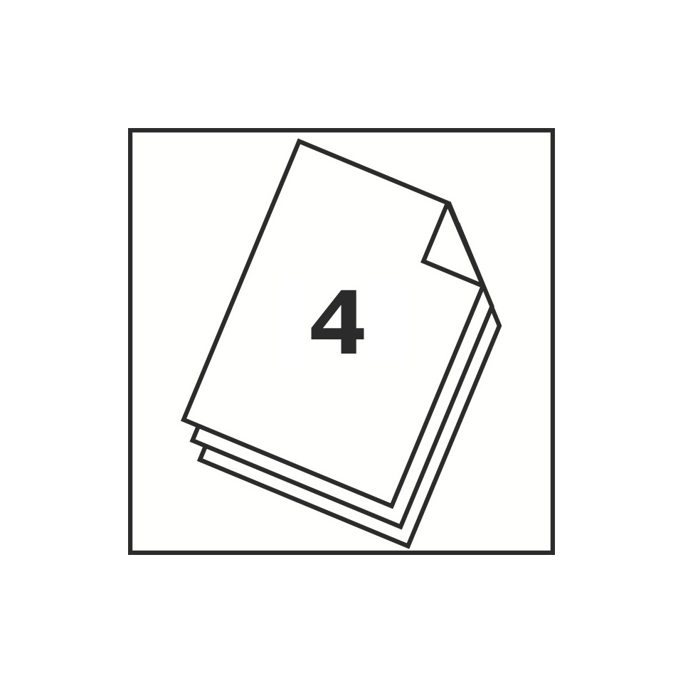Notizbuch, Papierstapel, Papierstapel, A4-Papier, Schwarze Kontur