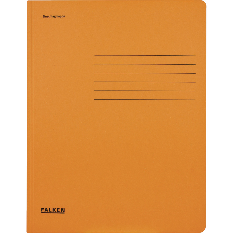 notebook, orange, softcover, A4, lines