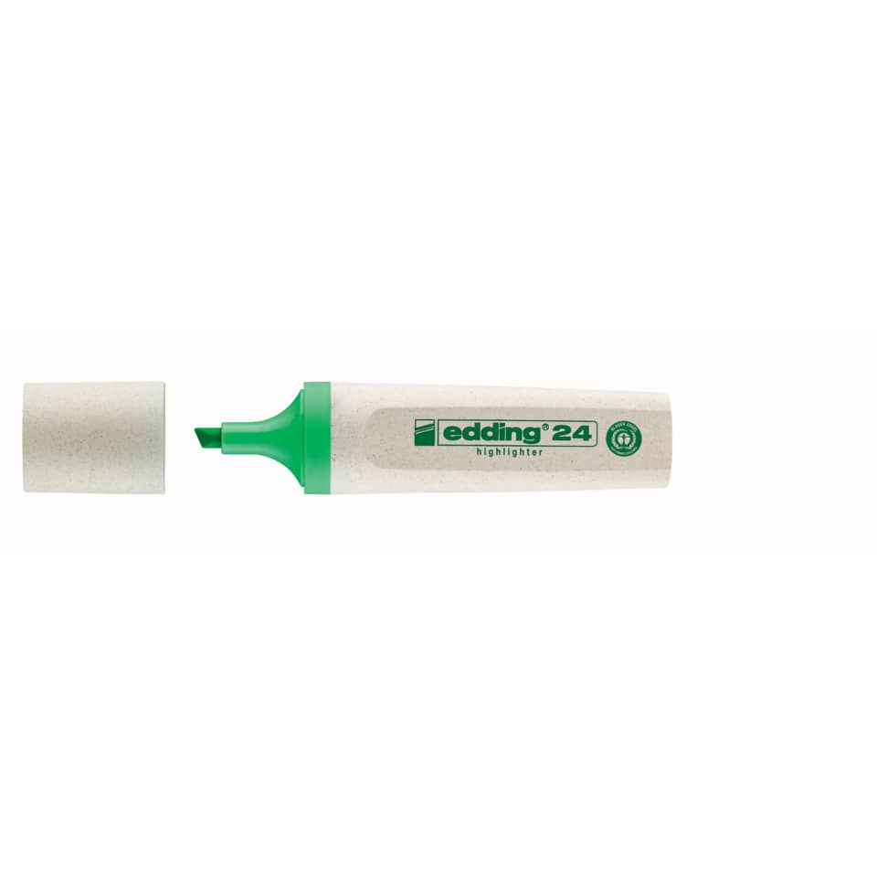 highlighter, radiergummi, grün, marker, schreibtischzubehör