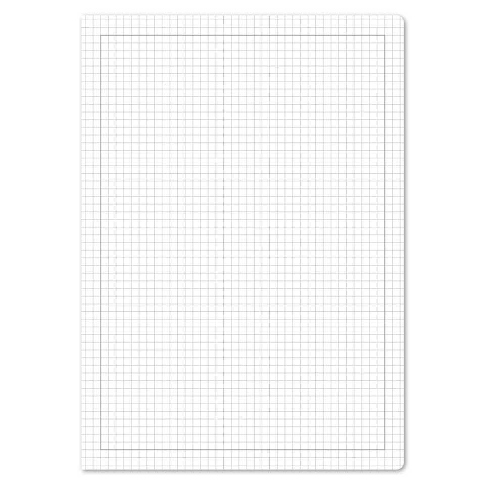 linierte vorgedruckte notebook, notizblock, papier quadratisch, gitterpapier, blatt papier