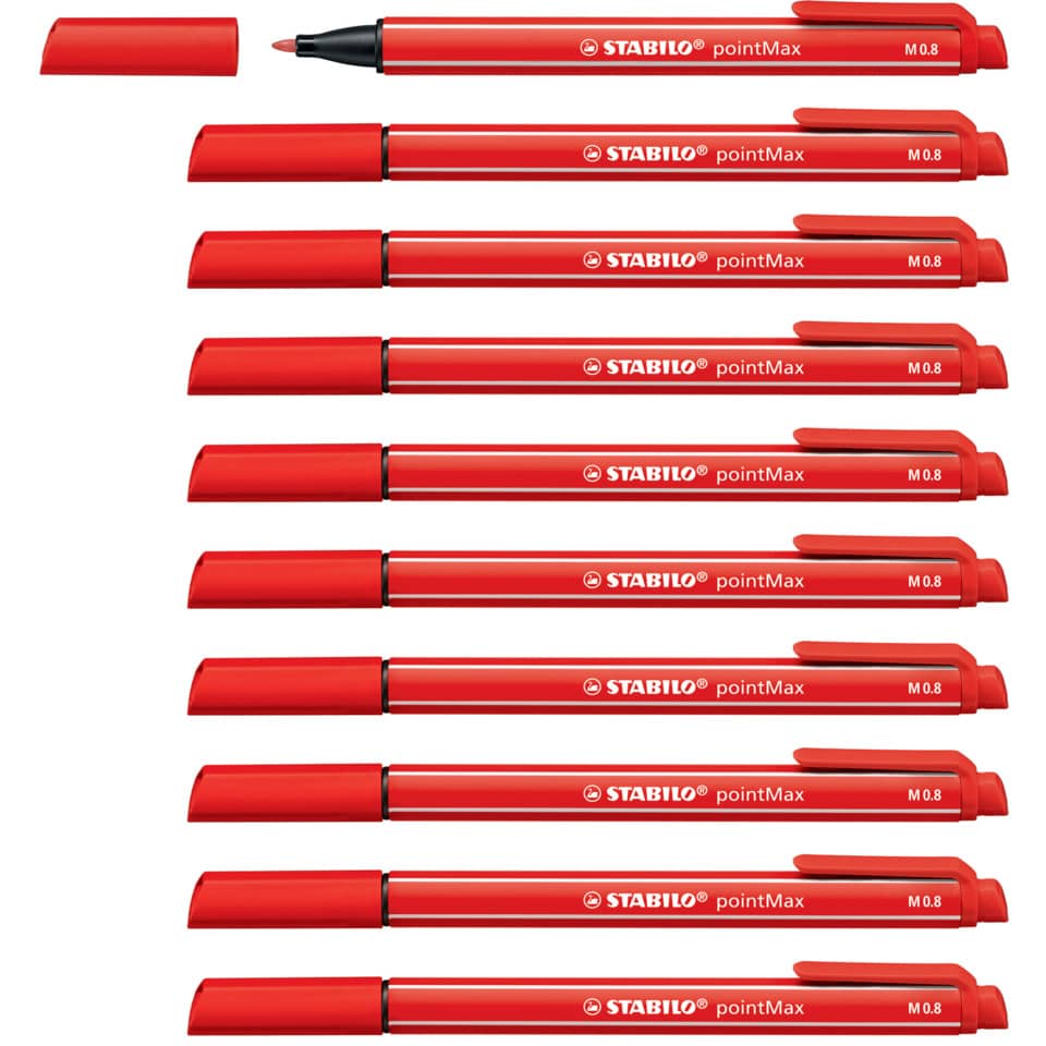 rot marker, Stift, dicker Körper, abdeckkappe, 24er-Pack