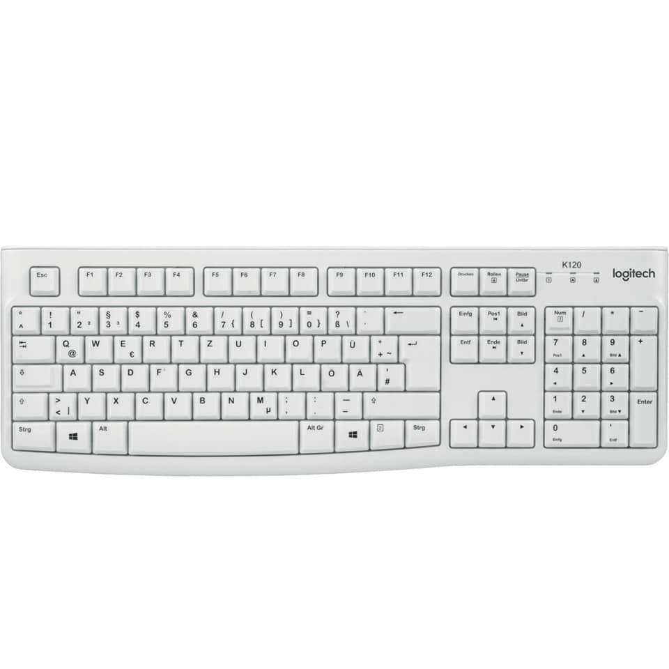 Tastatur, QWERTZ, USB-Tastatur, Kabelgebunden, Logitech