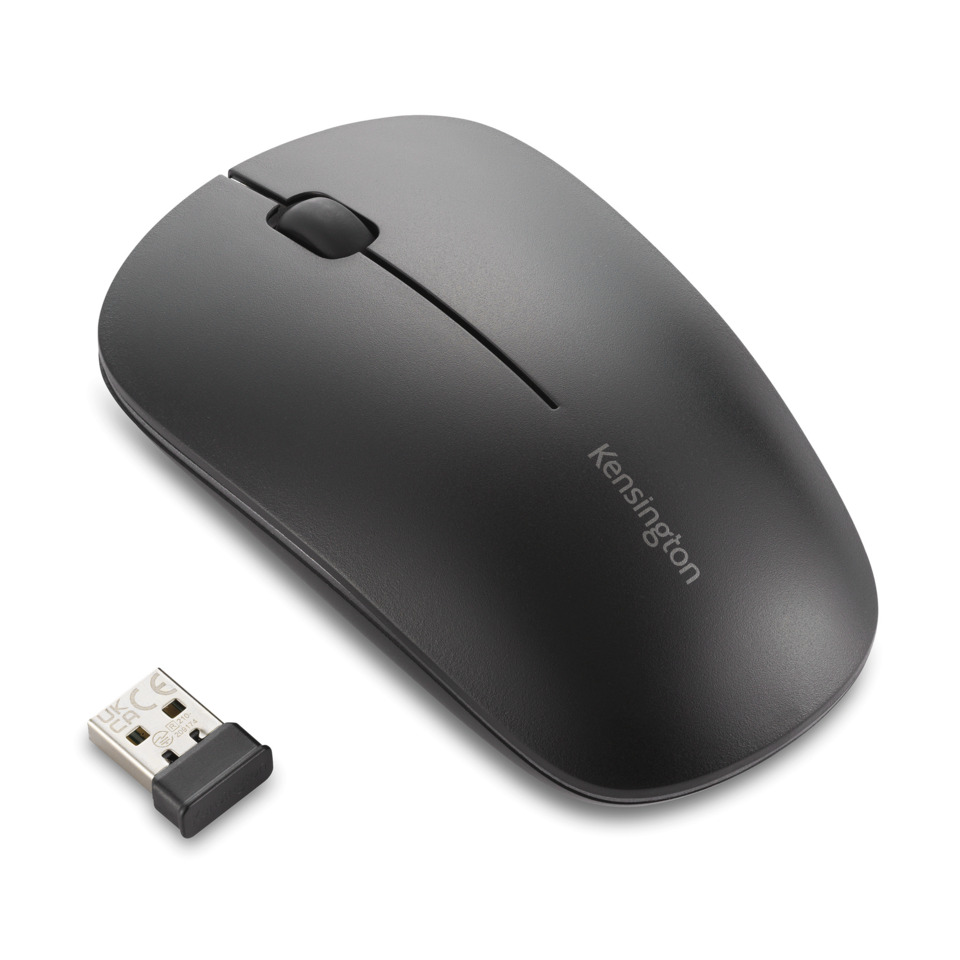Drahtlose Maus, Optische Maus, USB-Maus, Schwarz, 2.4 GHz USB-Empfänger