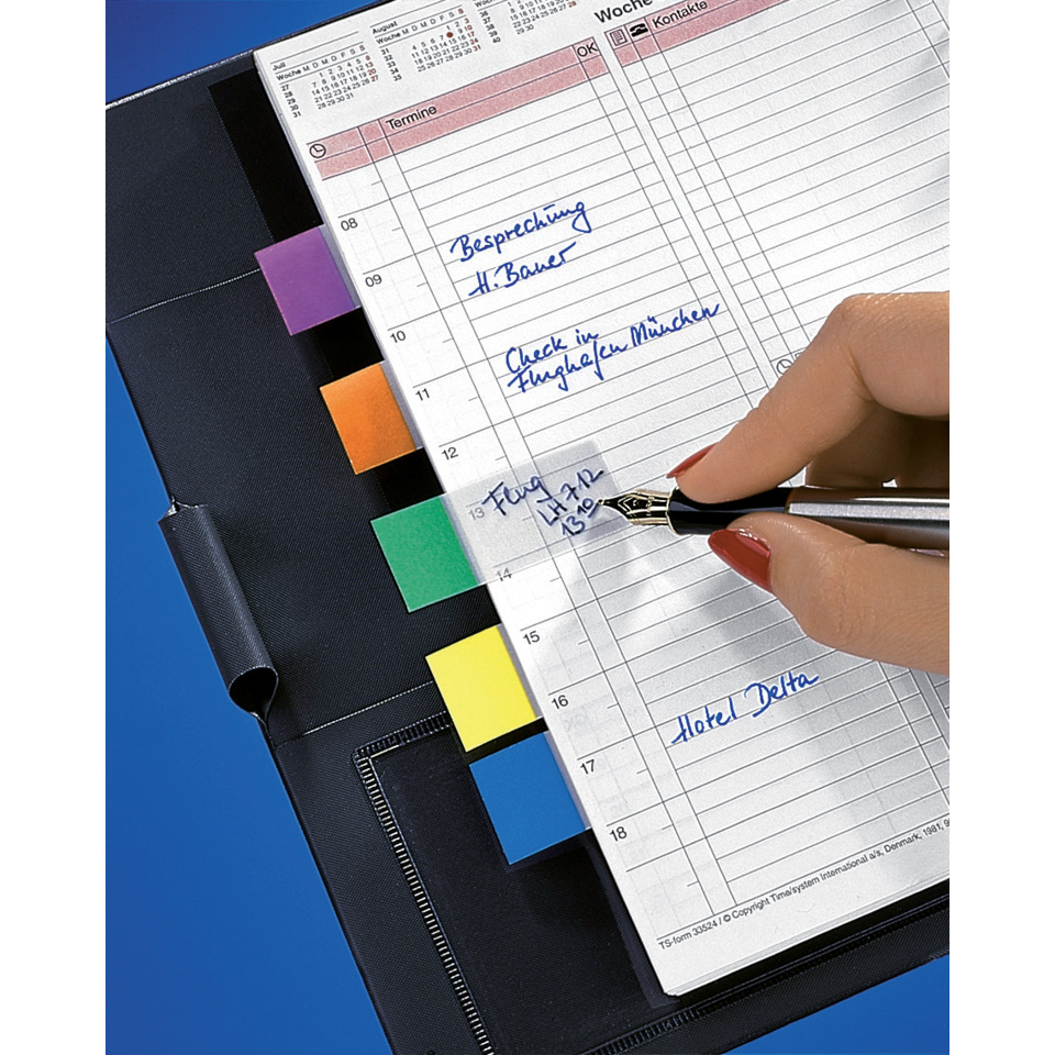 Notizbuch, Planer, Organizer, Tabs, Stift