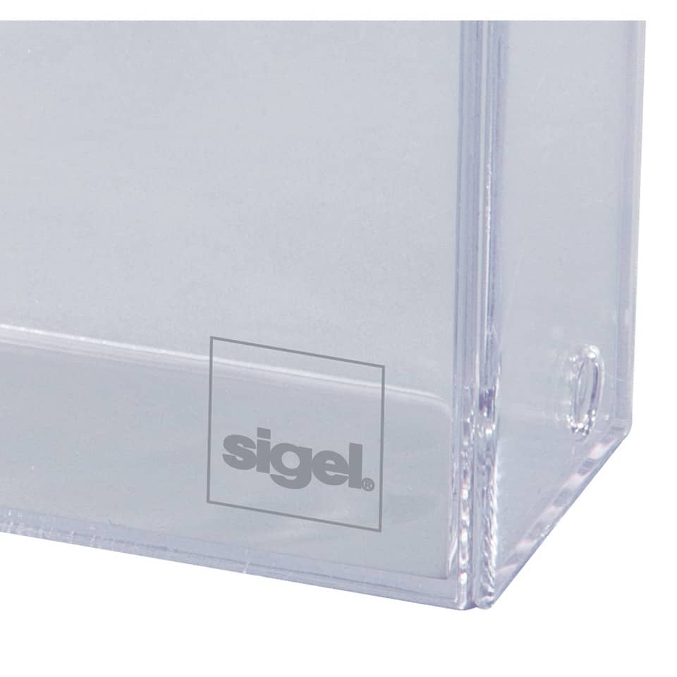 klarer, Klarbox, transparent, Kunststoff, sigel