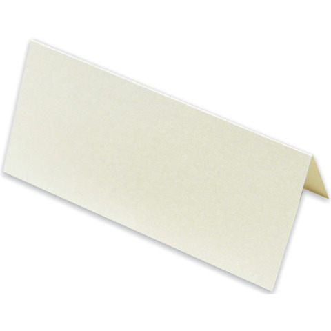 Tischkarte Paperado, 10x10cm, 250g/m², candle light metallic RÖSSLER 164030303