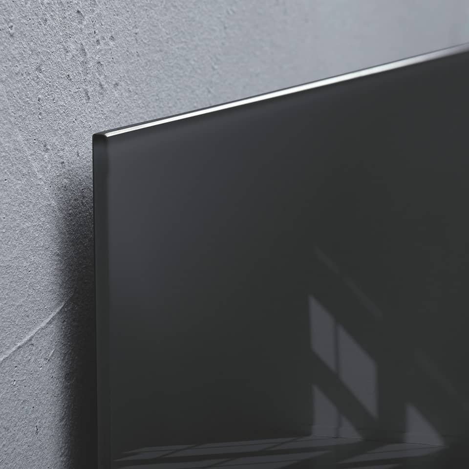 Schirmwand, Flacher Bildschirm, LED-TV, Glanzfinish, Vorderkante Aluminium