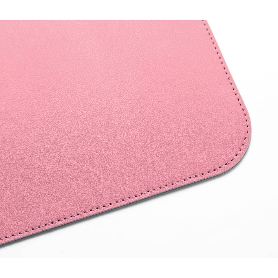 pink, leder, tasche, ecke abgerundet, nahtstich