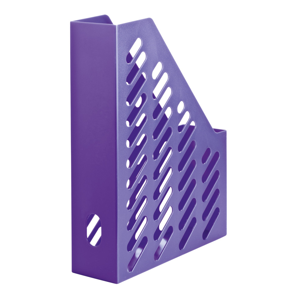 Ordner, Dokumentenhalter, Schlitzmuster, Lila, Kunststoff