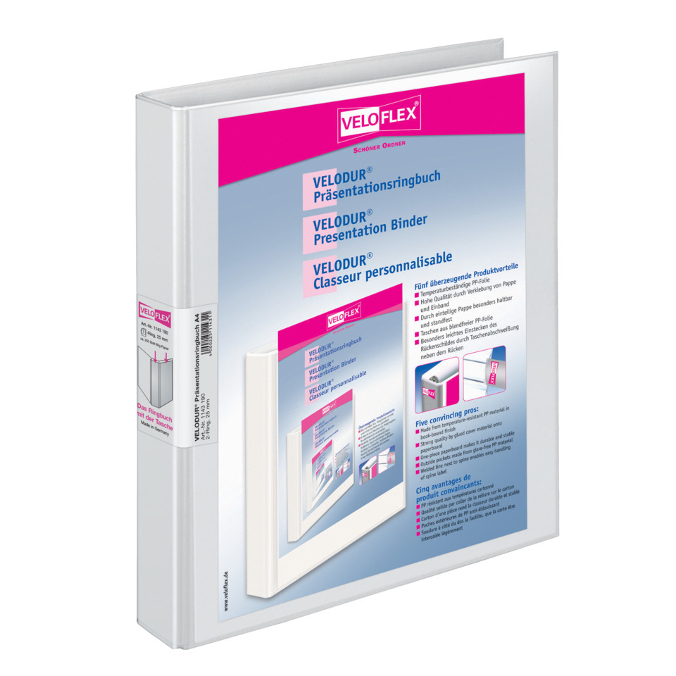 Präsentationsordner, Binder, Präsentationsbuch, VeloFlex, A4-Ordner