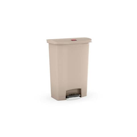 Tretabfalleimer Slim Jim® 90l rechteckig beige RUBBERMAID 1883552